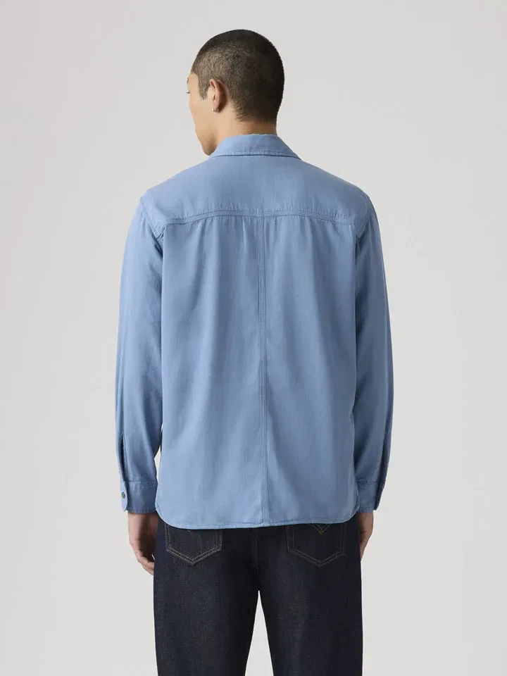 Рубашка свободного кроя, голубой Levi'S — фото 3