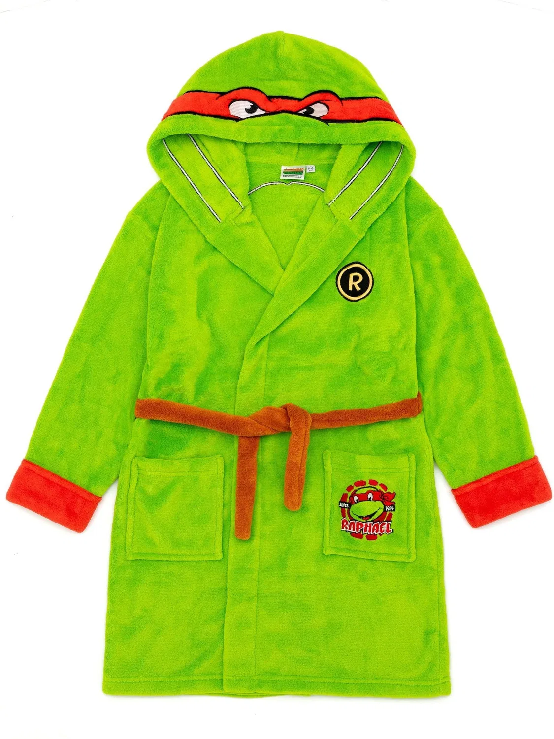 Халат с капюшоном Teenage Mutant Ninja Turtles Raphael Vanilla Underground, зеленый
