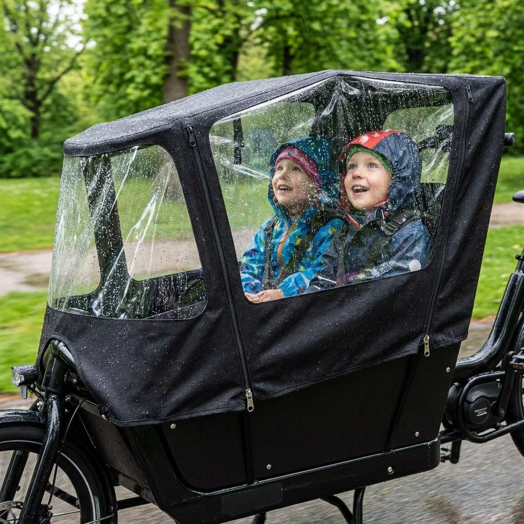 Детский дождевик для коляски Lepper Regenverdeck SC 03 3-Wheeler Rain tent — фото 2
