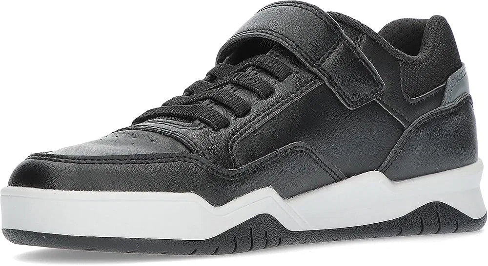 Детские кроссовки для мальчиков на липучке J Perth Boy E Geox, Black Dk Grey — фото 4