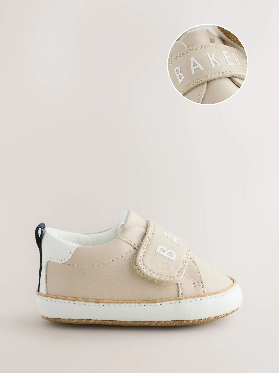 Кроссовки детские Baby Padders Baker by Ted Baker, Stone — фото 2