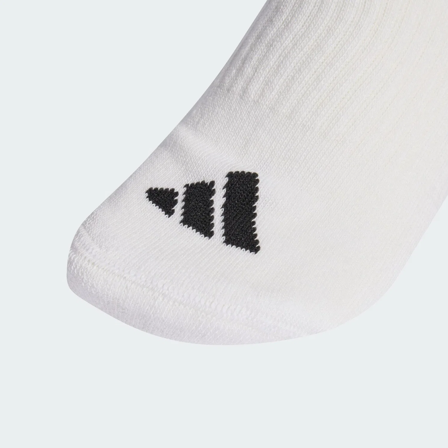 Мужские носки с легкой амортизацией 3-Streifen Essentials Cushioned Crew Socken 6er-Pack, Adidas, Weiß Schwarz — фото 2