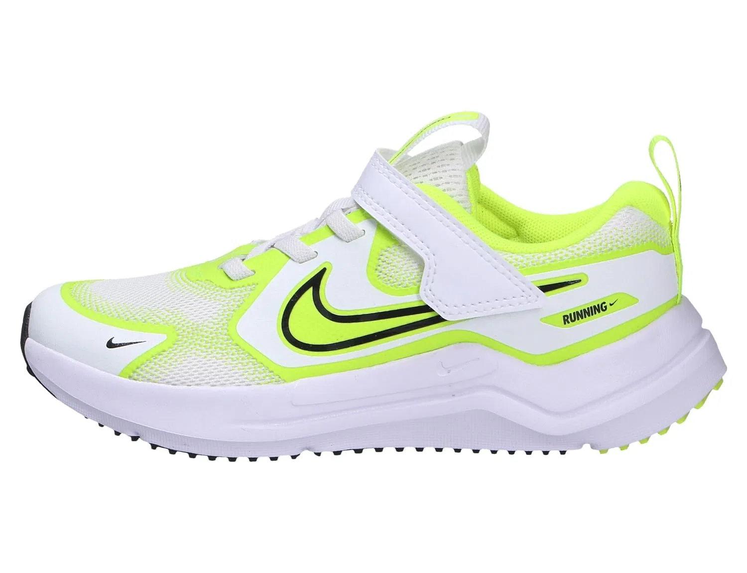 Детские кроссовки для мальчиков Cosmic Runner NIKE, White Black Volt — фото 2