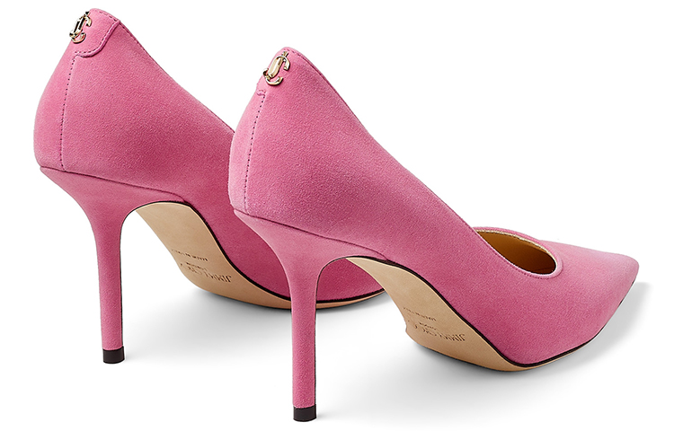 LOVE Slim Heel Высокие каблуки Женские Конфетно-розовые Jimmy Choo — фото 4