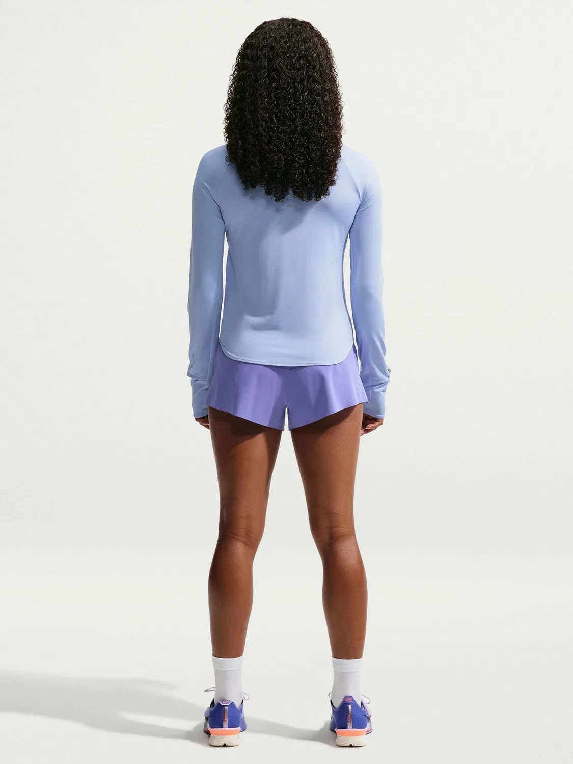Топ для бега Nike Swift Dri-FIT UV, Aluminium Blue — фото 3