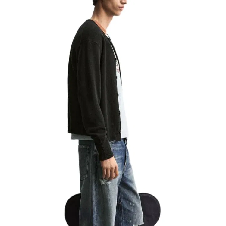 Мужской свитер с принтом Harry Lambert FW25 ZARA, Black — фото 4