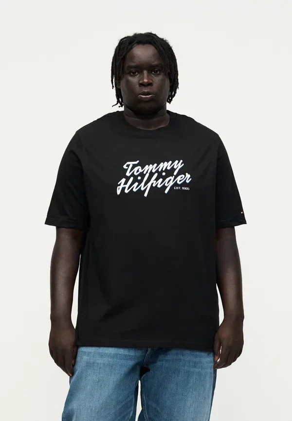 Футболка с принтом Summer text graphic tee Tommy Hilfiger, черный