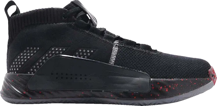 

Кроссовки Adidas Dame 5, черный/красный