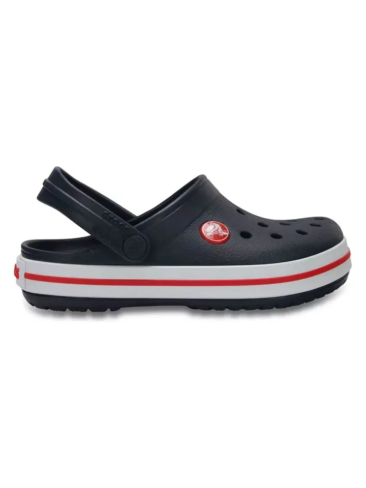 Кроксы с контрастной полосой Crocband, темно-синий Crocs — фото 2