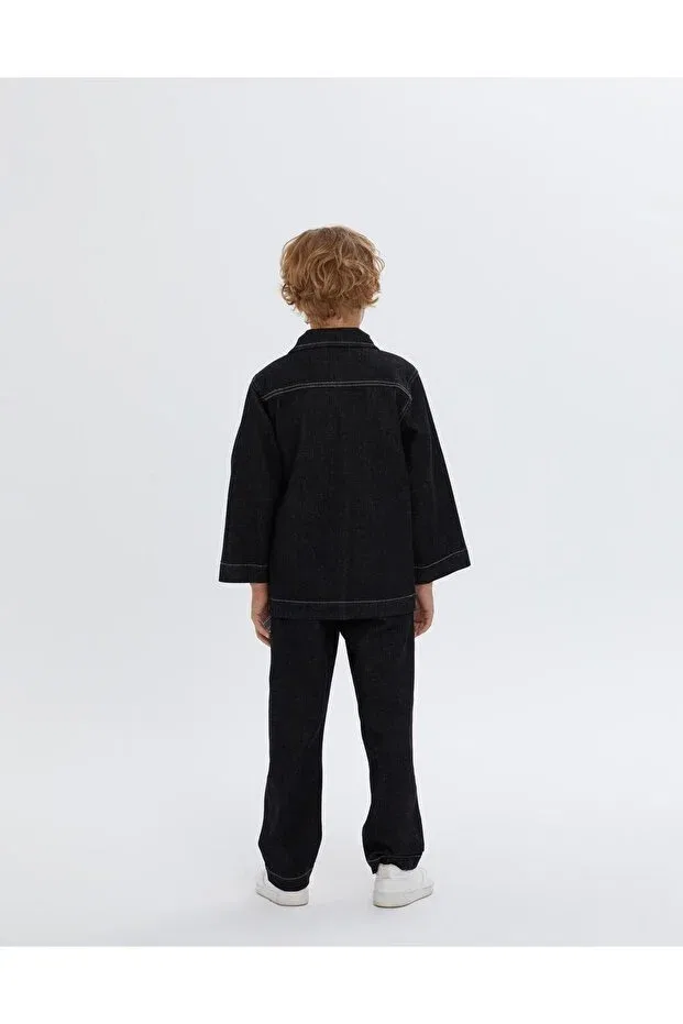 Детская куртка для девочек с длинным рукавом Manimani, Black — фото 4