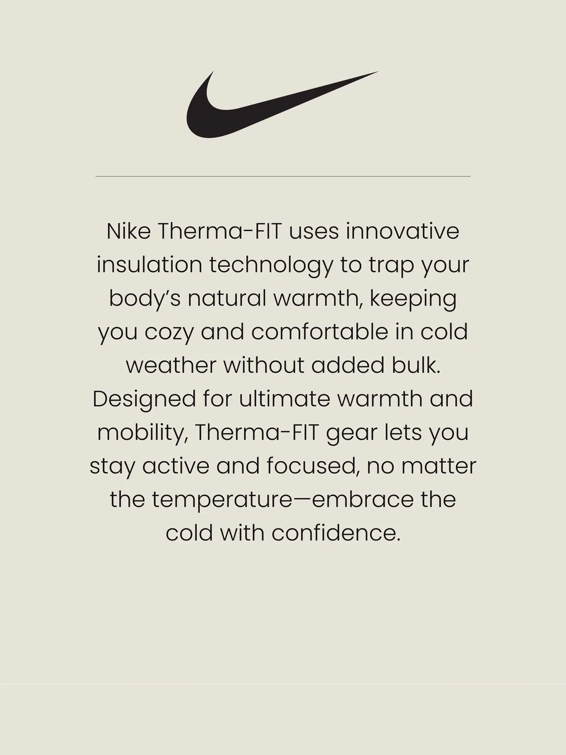 Толстовка с капюшоном Therma Fleece Winterized Nike, Midnight Navy — фото 3