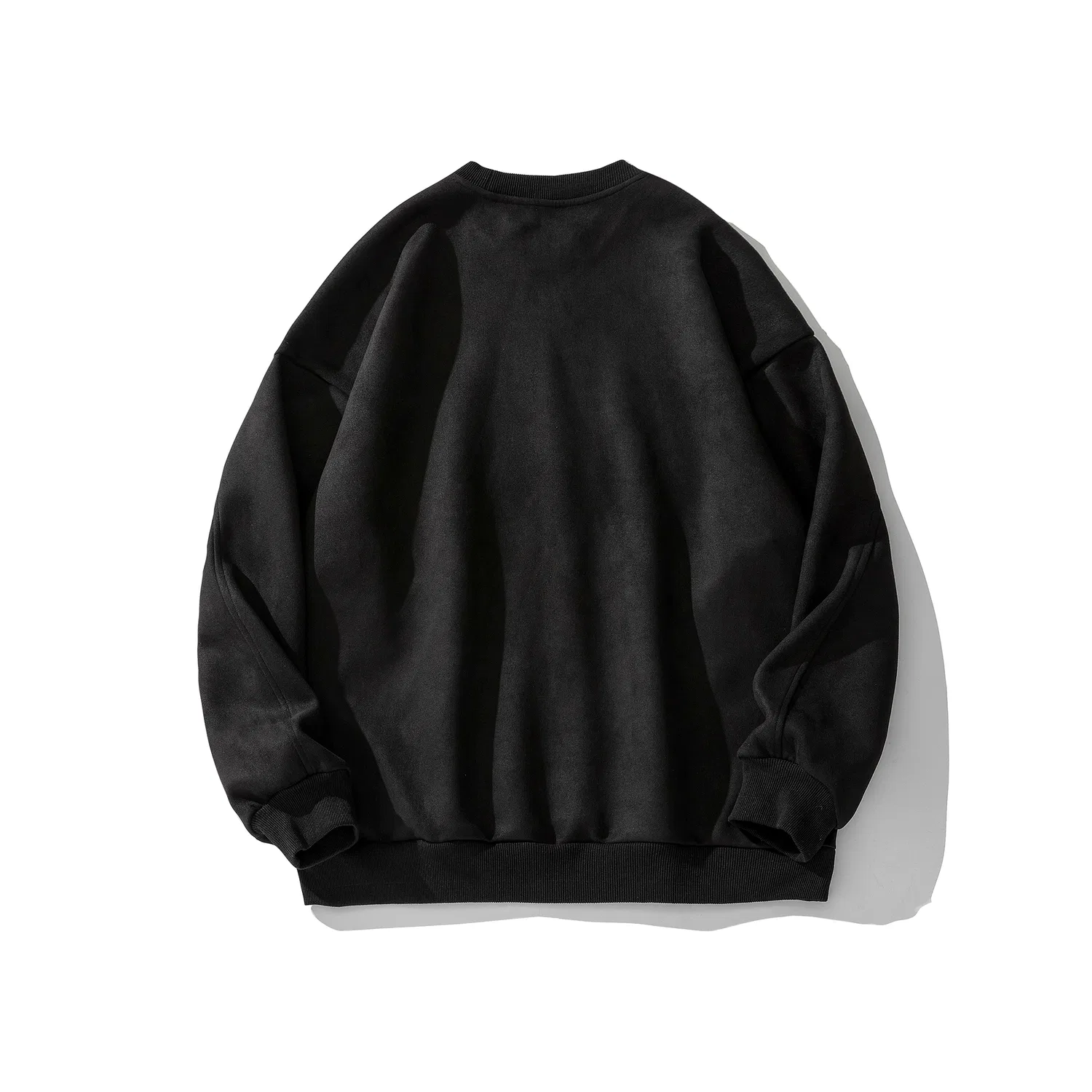 Детский свитшот унисекс с круглым вырезом, свободный крой, Sweatshirts Unisex Crew Neck Moderate Regular, WARRIOR, Black — фото 4