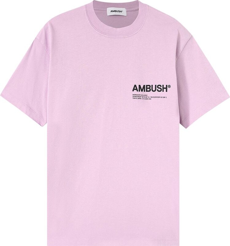 

Футболка Ambush Jersey Workshop T-Shirt 'Lavendula/Black', фиолетовый