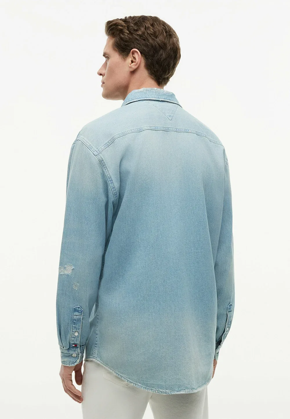 Рубашка Tommy Hilfiger, Dune Indigo — фото 3