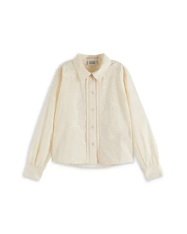 Детская рубашка для девочек с длинным рукавом Scotch & Soda, Eggnog