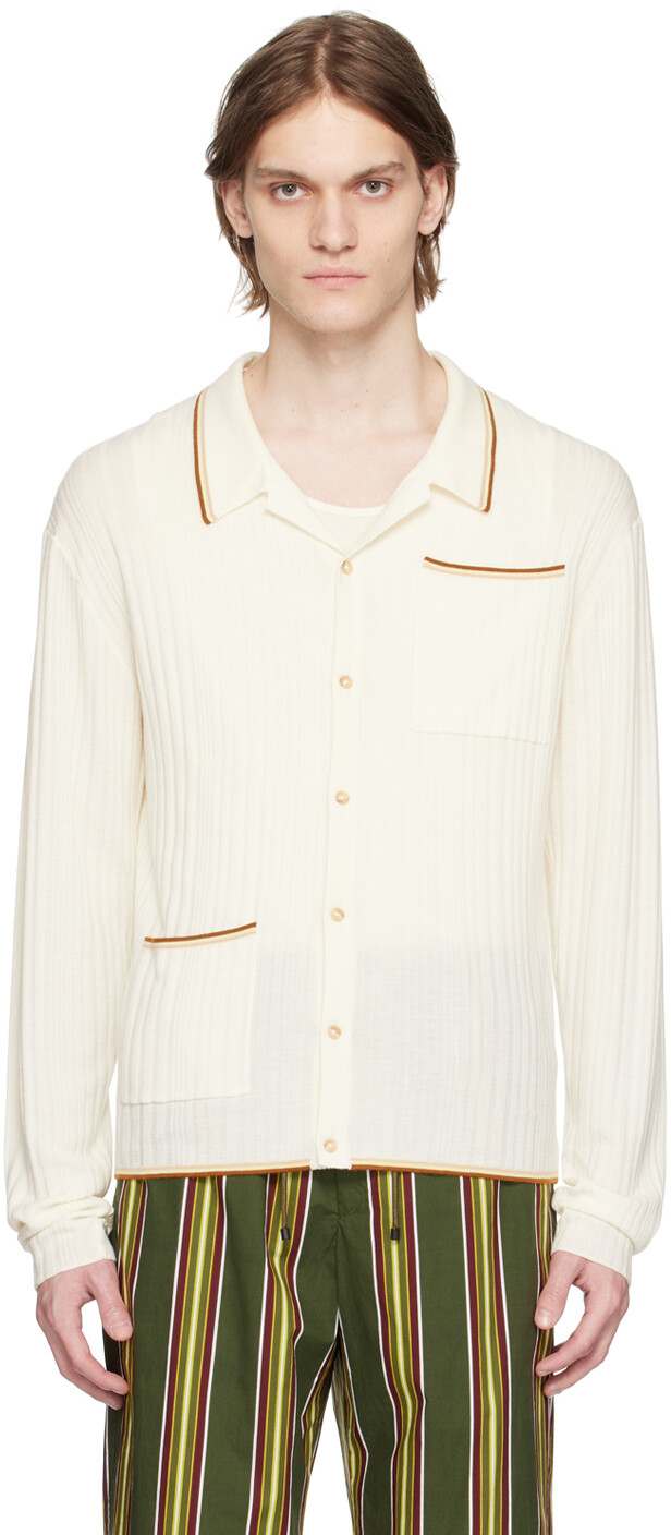 

Рубашка Off-White в асимметричную резинку King & Tuckfield