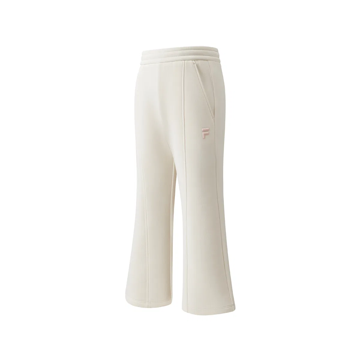 Детские трикотажные спортивные штаны с умеренной эластичностью, Dense White, FILA KIDS — фото 4