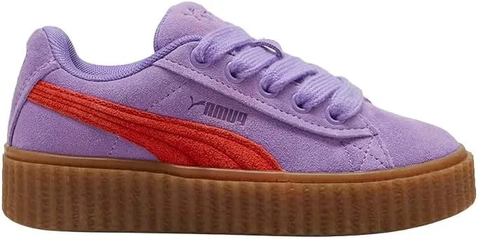 Детские кроссовки для девочек на шнуровке Fenty X Creeper Phatty PUMA, Purple