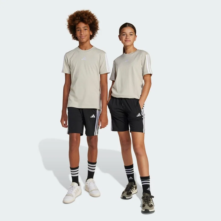 Шорты спортивные с принтом Sportswear JE0310 Essentials Shorts Kids adidas, Черно-белый