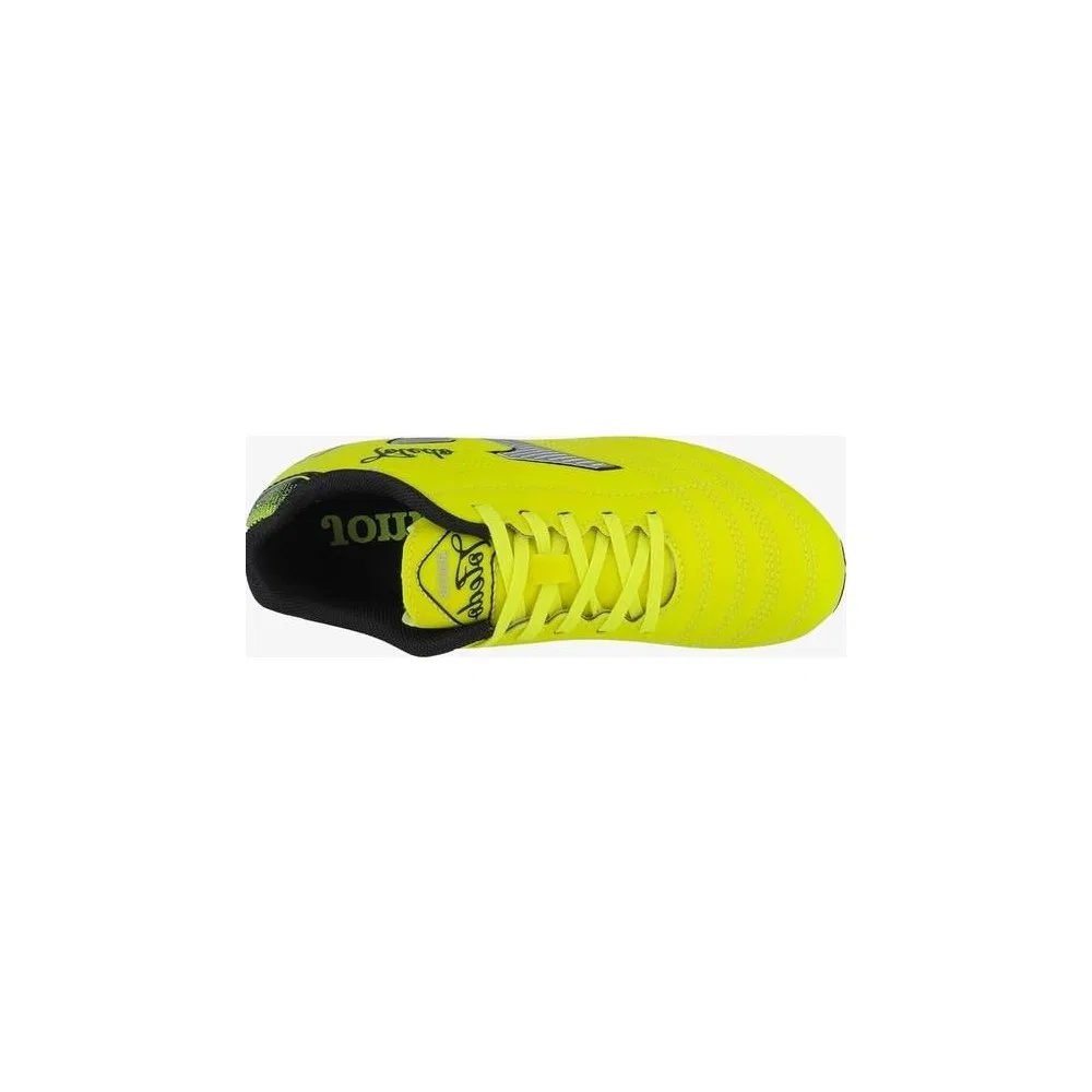 Детские футбольные бутсы для мальчиков с шипами Toledo Jr 2309 Lemon Fluor Black Hard Ground Joma — фото 3