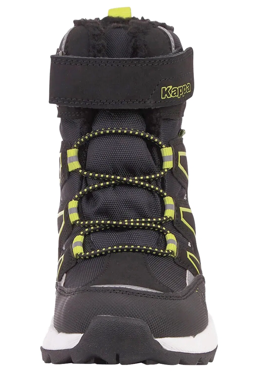 Детские зимние ботинки с мембраной Kappa, Schwarz Anisgrun — фото 2