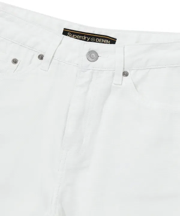 Шорты джинсовые W, Superdry, белый — фото 3