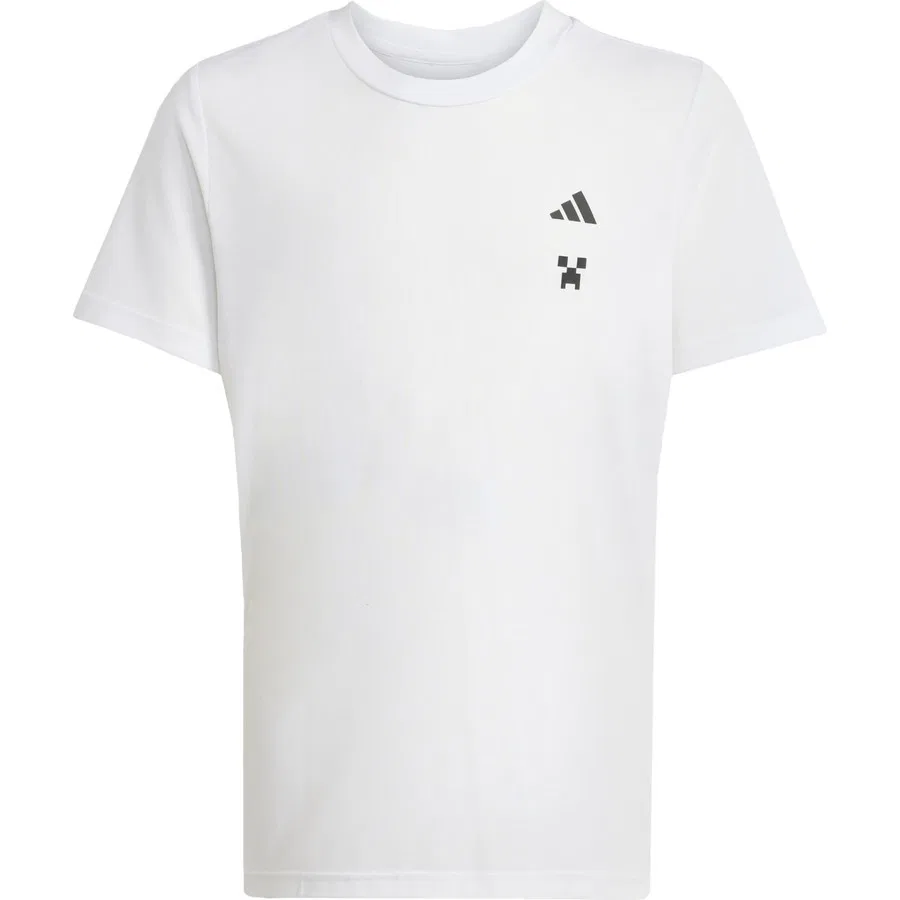 Футболка с принтом Minecraft Training Sportswear adidas, Белый — фото 3