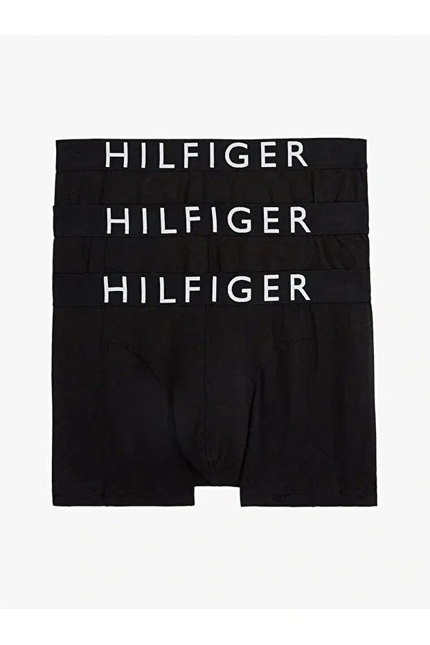Мужские боксеры с принтом 3-шт Tommy Hilfiger, Blk/Blk/Blk/Blk — фото 2