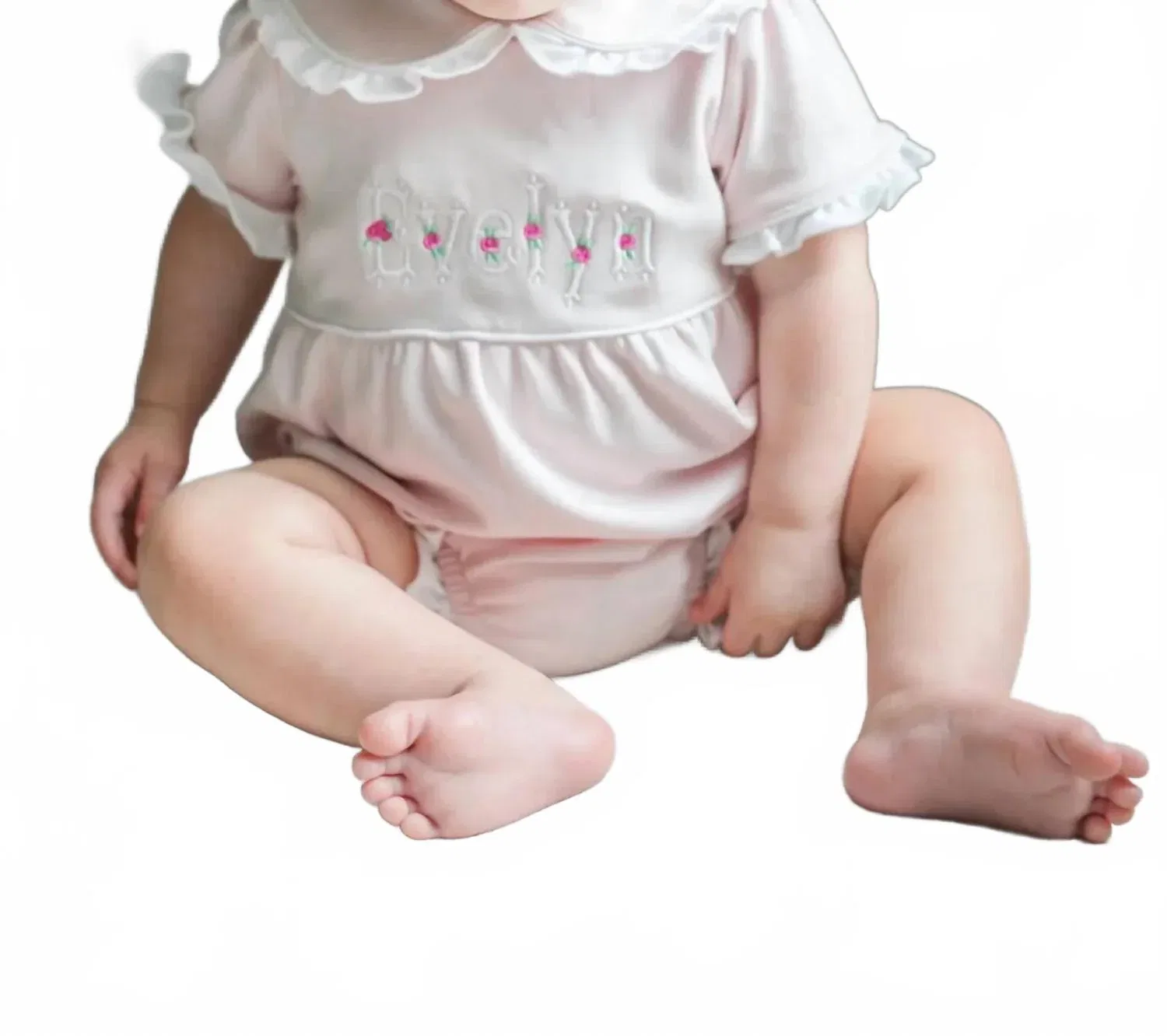 Детский боди-комбинезон для девочек хлопковый Council Bubble Romper lila + hayes, Light Pink
