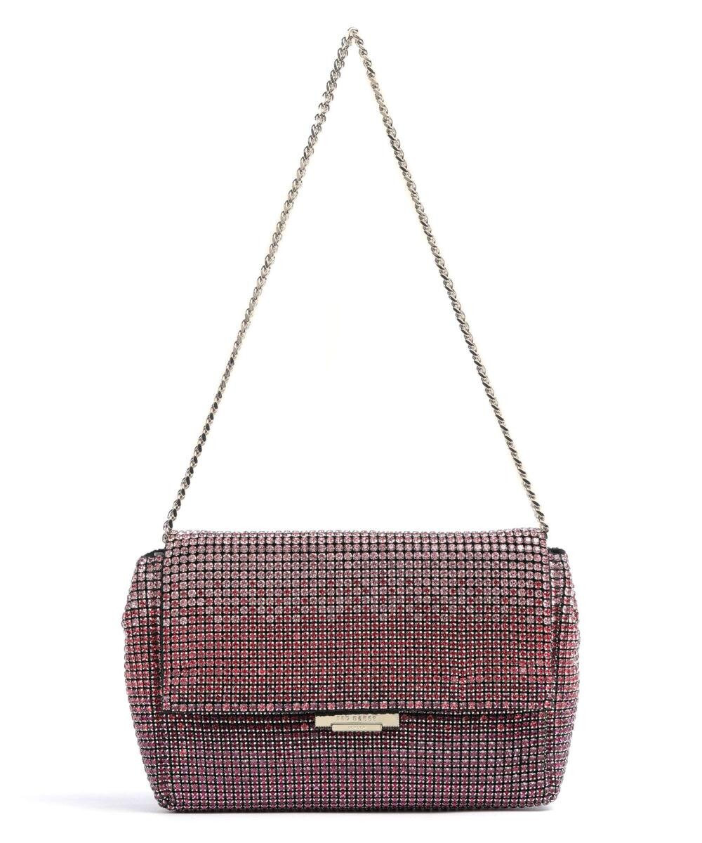 

Блестящая сумка через плечо из полиэстера Ted Baker, розовый