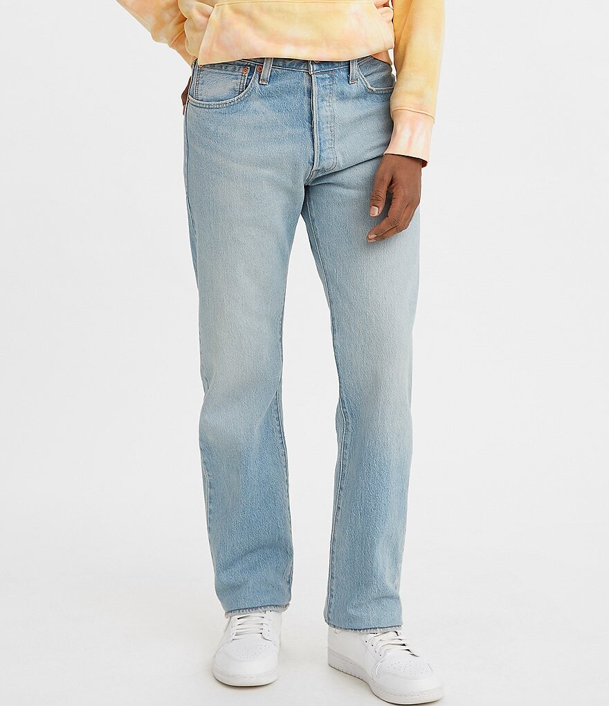 

Джинсы стрейч оригинального кроя Levi's 501, синий