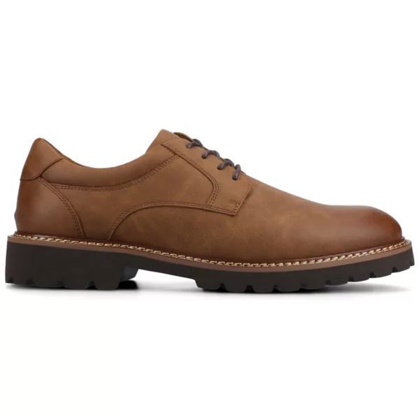 Туфли Templeton Comfort Lug Sole мужские гибкие оксфорды на массивной подошве Vance, цвет walnut — фото 2