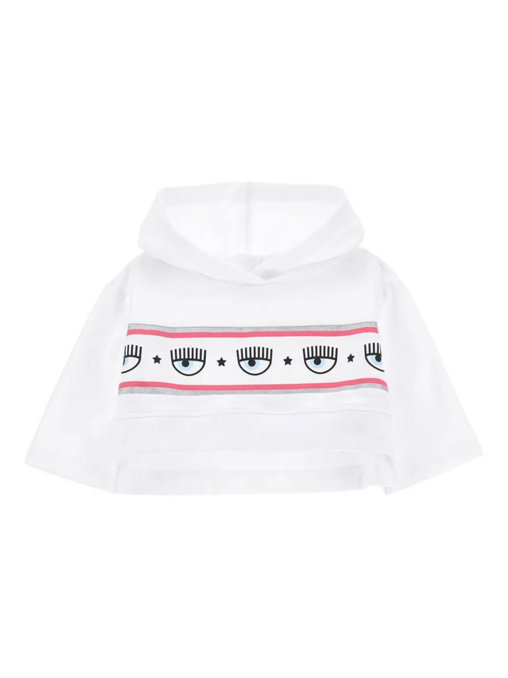 

Декорированное худи Eyelike Chiara Ferragni Kids, белый