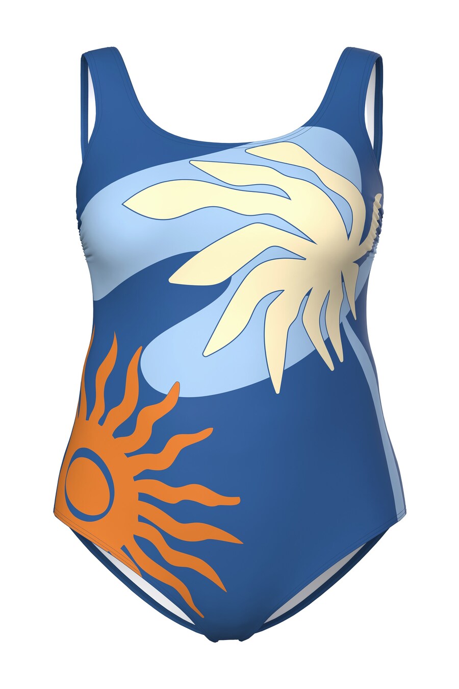 

Купальник Ulla Popken, Light blue/Dark blue