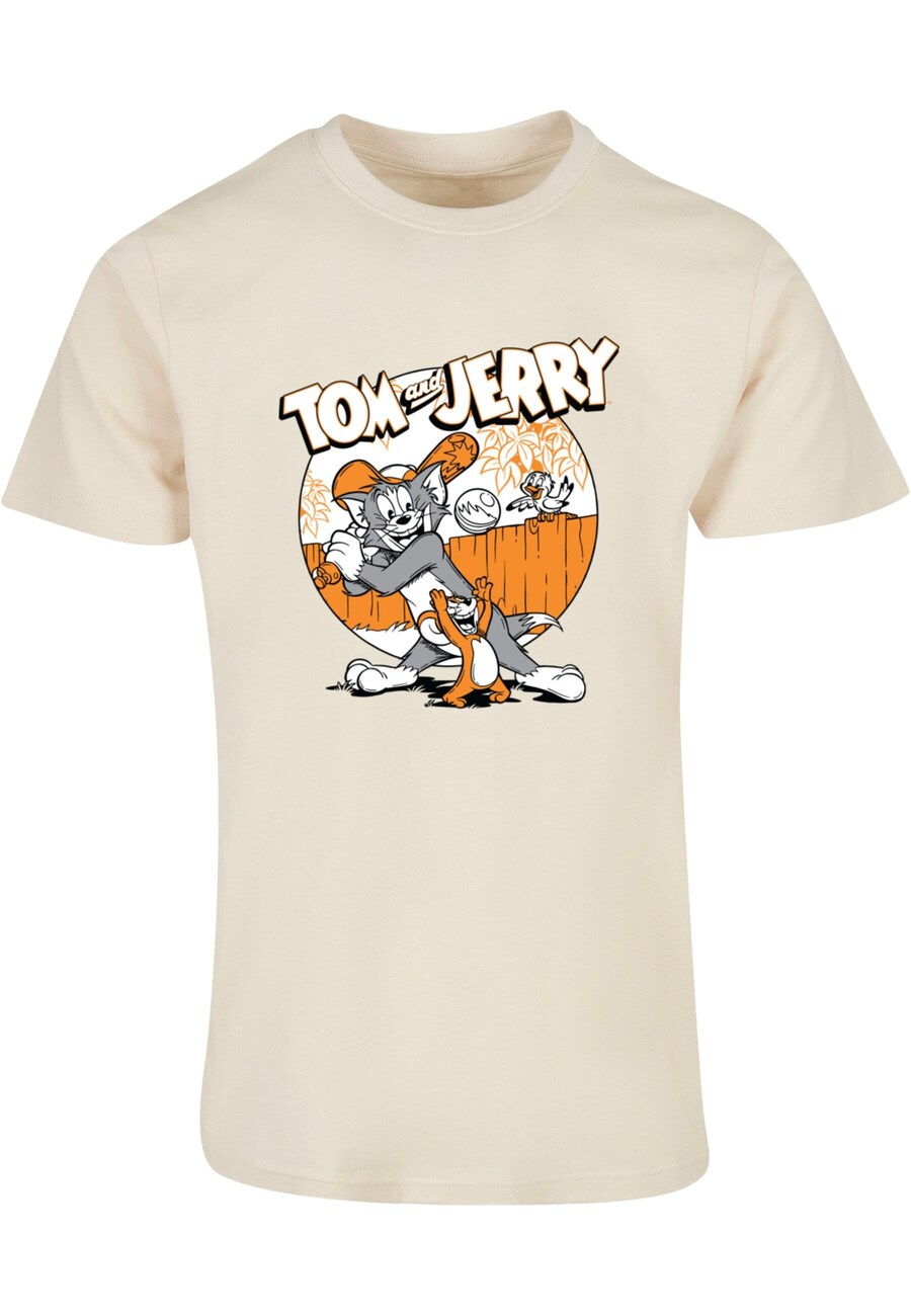 

Классическая футболка ABSOLUTE CULT Shirt Tom and Jerry - Baseball, песочный