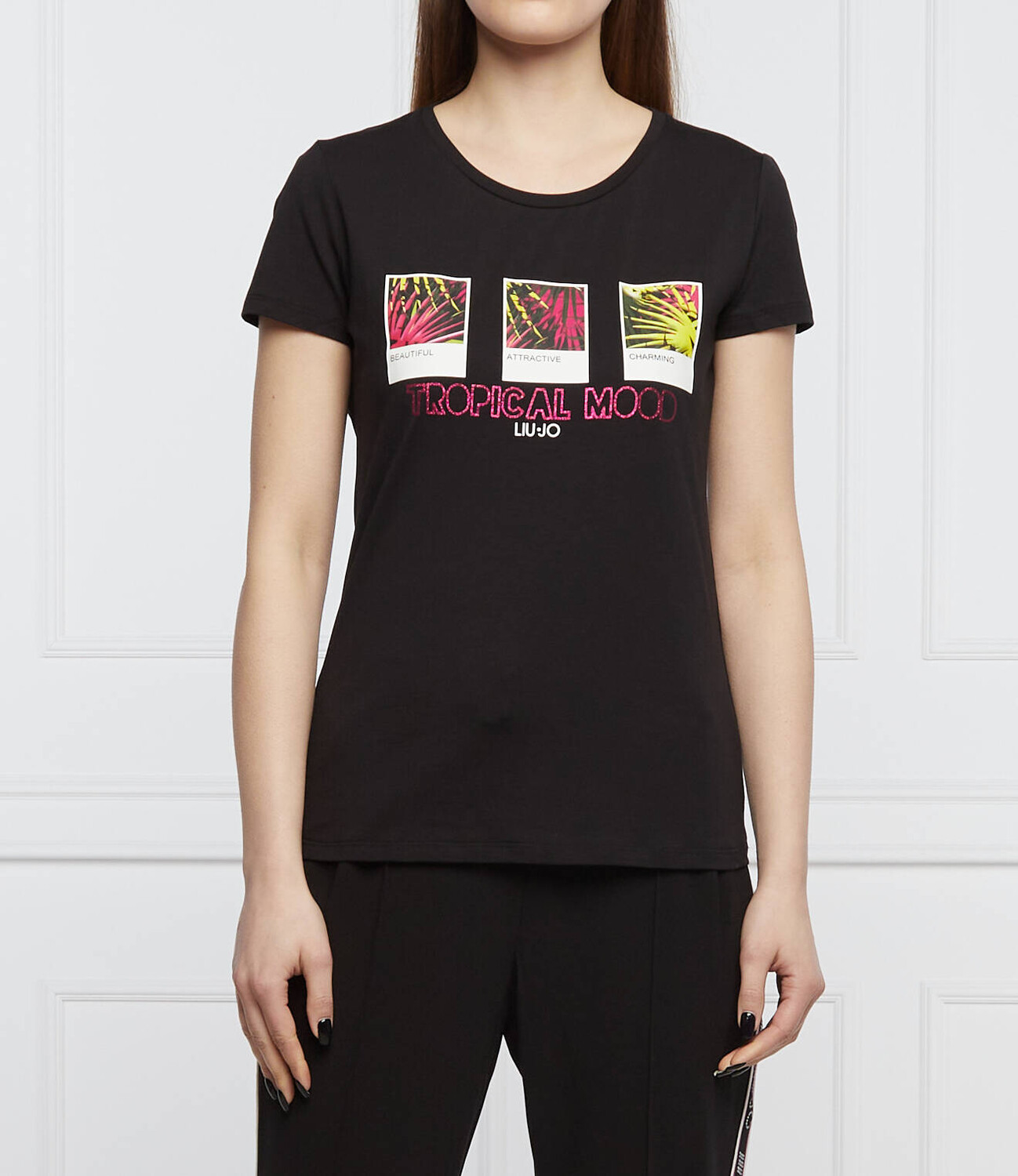 

Футболка Liu Jo Sport regular fit, черный