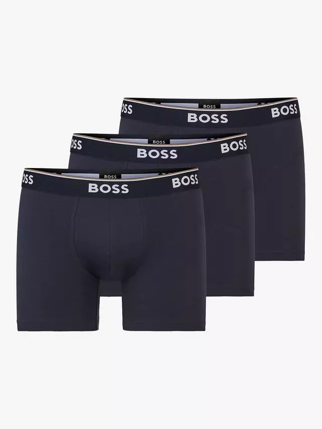 

Трусы HUGO BOSS BOSS Power Cotton Logo Waistband 3 шт, цвет open/blue