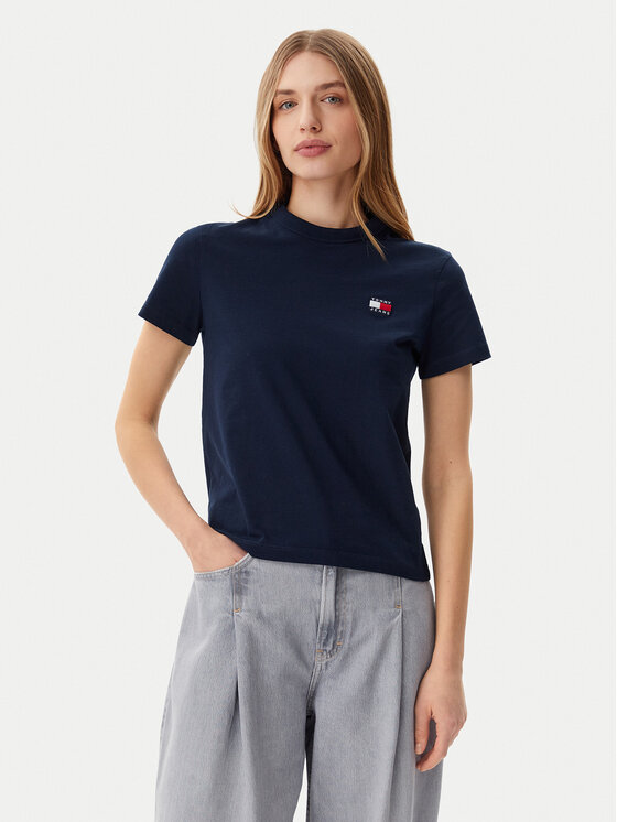 

Футболка обычного кроя DW0DW20153 Tommy Jeans, синий