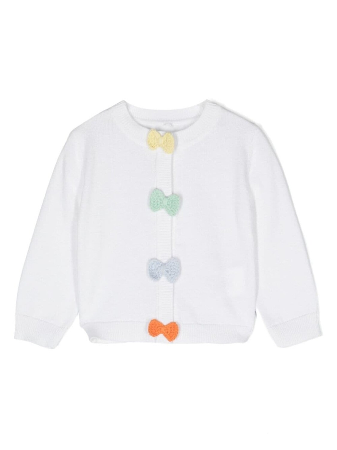 

Stella McCartney Kids кардиган с бантами, белый