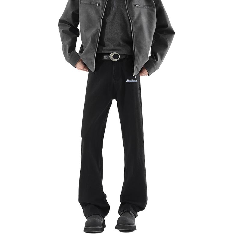 

VanCamel Джинсы мужские черные Moderate Straight Fit