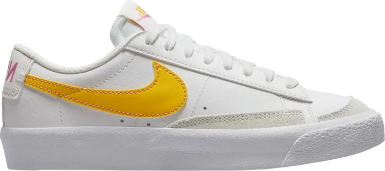 

Кроссовки Blazer Low '77 GS 'Summit White University Gold', белый