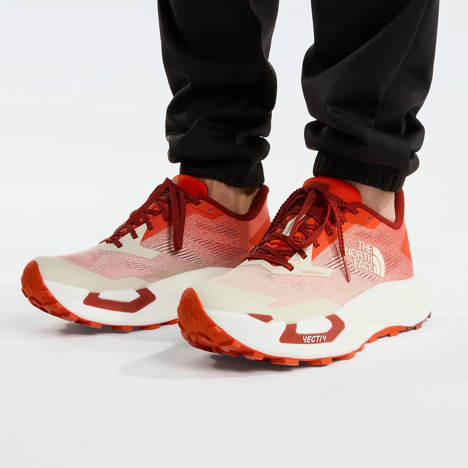 Кроссовки The North Face Herren Vectiv Enduris 4Traillaufschuh, Lava Red Calacatta — фото 2