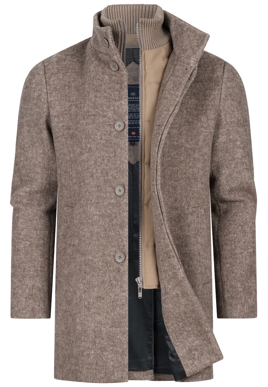 

Пальто межсезонное Kronstadt Chess, Mottled Brown