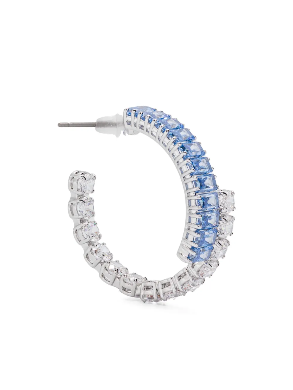 

Серьги-кольца Matrix Swarovski, серебяный
