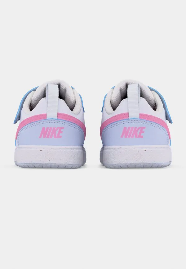 Кроссовки унисекс court borough Nike Sportswear, White/Pink Rise/Football Grey — фото 4