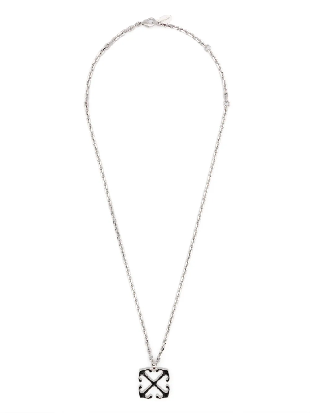 

Колье с логотипом Arrows OFF-WHITE, черный