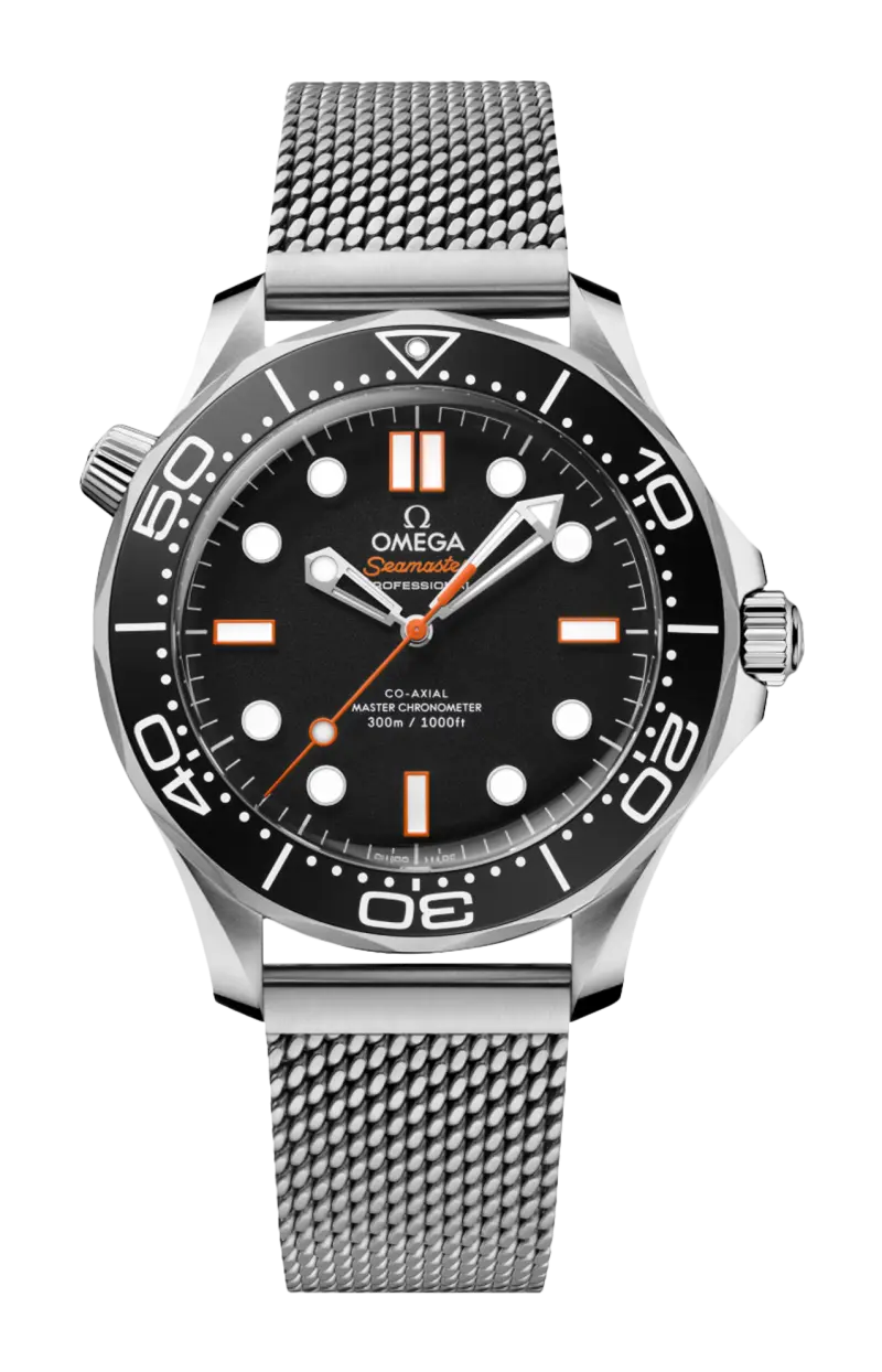 

Seamaster diver 300m 42 мм, сталь на стали - 210.30.42.20.01.018 OMEGA