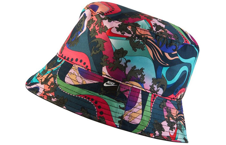 

Nike Спортивная кепка-ведро из полиэстера унисекс разноцветная черная, Multicolor