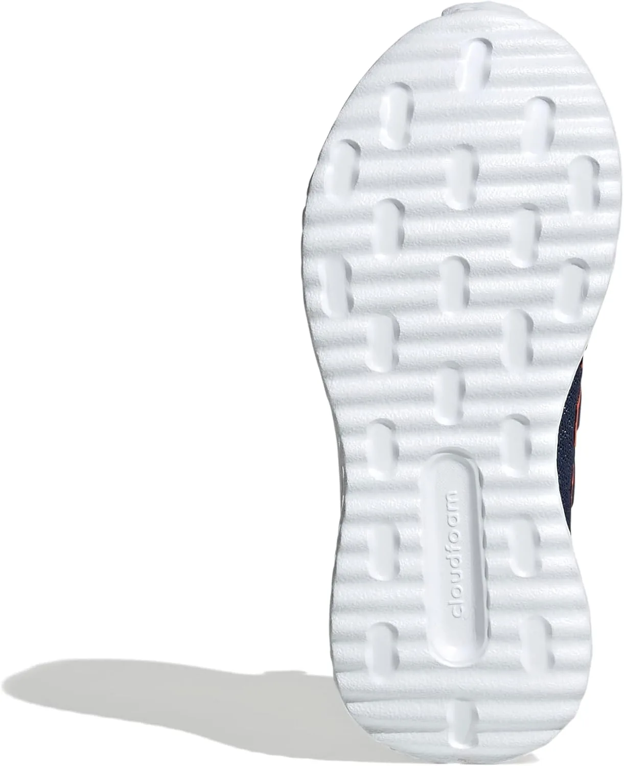 Детские кроссовки Adidas X_PLRATH для подростков, беговые и повседневные, ID0254, цвет Core Black, белый/темно-синий/оранжевый — фото 3