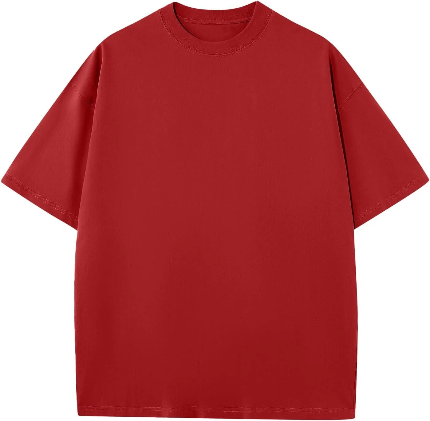 Мужская футболка с коротким рукавом Cotton Big and Tall, классическая, для тренировок — фото 2